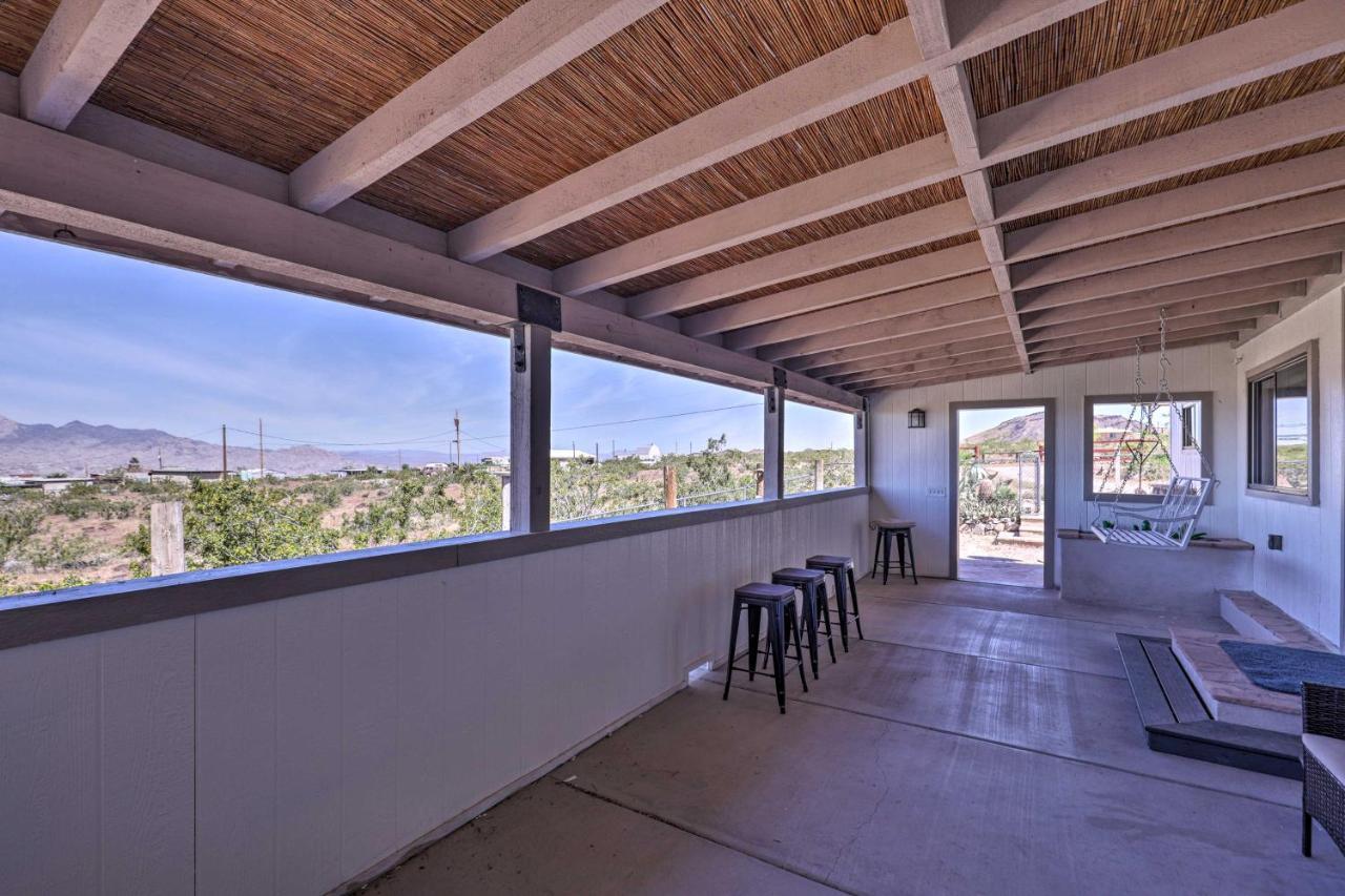 Rustic Bullhead City Retreat With Porch And Views Eksteriør billede